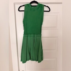 Anthropologie Green Tank Dress
